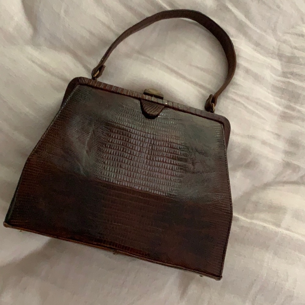 Vintage Alligator/lizard Palizzio purse
